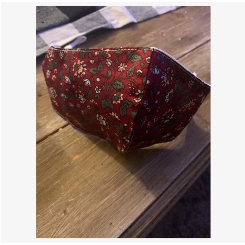 Two Pack Floral Pattern Face Mask - Picture 11 of 15